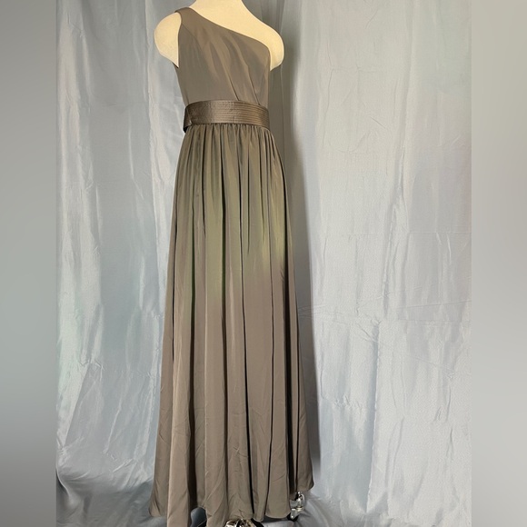 Vera Wang One Shoulder Bridesmaid Dress White By Vera Wang In Bridesmaids'  Formal Dresses For Sale